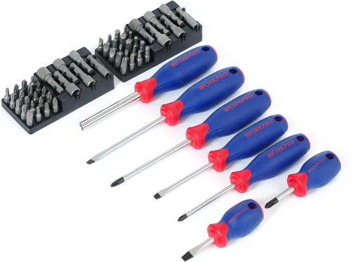 Miniatura 3 de WORKPRO Kit de herramientas de reparación del hogar de 322 piezas + kit de taladro/destornillador inalámbrico DEWALT 20V Max (DCD771C2)