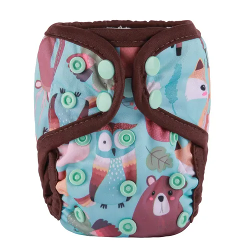 Miniatura 25 de Pañal para bebé recién nacido, 8lbs-10lbs (animal nativo americano)