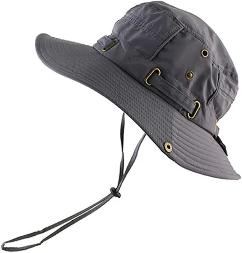 Sombrero táctico de verano para hombre, a prueba de sol, militar, plano, sombrero de pescado, sombrero de pescado, sombrero ligero