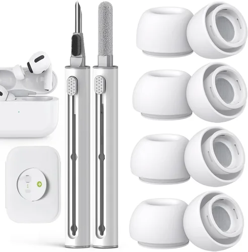 Miniatura 12 de Pohgelan Compatible con AirPods Pro de 2ª/1ª Generación Puntas de Repuesto para Auriculares, con Orificio de Reducción de Ruido y Pantalla