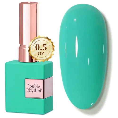 Miniatura 19 de Double Rhythm 15ml de esmalte de uñas en gel, color puro, mismo color, misma botella, esmalte de uñas de remoción para arte de manicura en salón