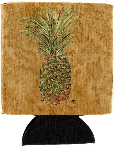 Miniatura 47 de Caroline's Treasures 8654MUK Pineapple Ultra Hugger para latas delgadas para latas delgadas, funda para enfriar, lavable a máquina, funda para Piña
