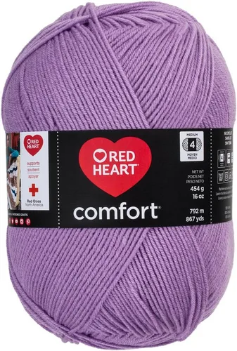 Miniatura 6 de RED HEART Hilo Comfort Shimmers, ópalo blanco