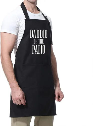Miniatura 7 de Miracu Delantal de Parrilla para Papá, Papá del Patio, Regalos para Papá de Hija e Hijo - Divertidos Regalos de Navidad para Padres, Regalos