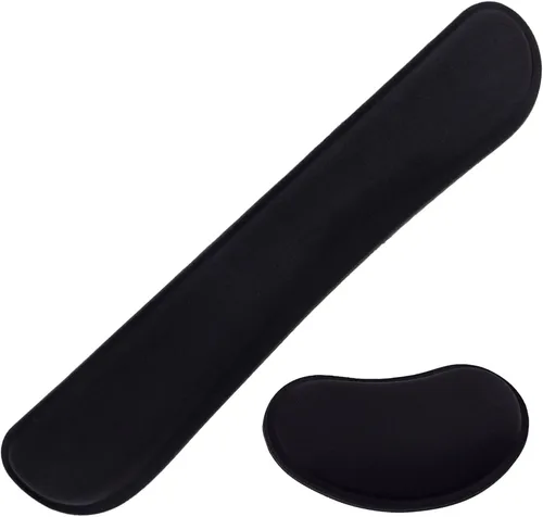 Miniatura 11 de MXCOIRTP Reposamuñecas para mouse, almohadilla ergonómica de espuma viscoelástica para muñeca, almohadilla de soporte para muñeca con base Mármol