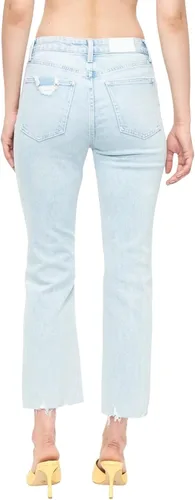 Miniatura 3 de Pistola Denim Lennon - Jeans recortados de tiro alto para mujer