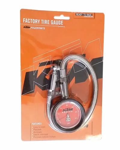 Miniatura 3 de KTM U6951099 - Medidor de neumáticos grande de ajuste universal para calle y suciedad