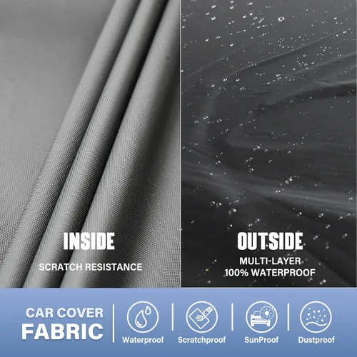 Miniatura 2 de GUNHYI - Funda para auto Toyota Custom Fit Toyota 86/GR86 impermeable para todo tipo de clima, cubierta exterior ligera para automóviles al aire