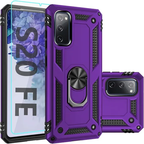 Miniatura 9 de Funda para Samsung Galaxy S20 FE, Funda Galaxy S20 FE 5G, con protector de pantalla, [grado militar] cubierta probada contra caídas de 16 pies