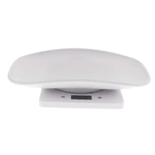 Miniatura 3 de 1 unid báscula electrónica de bebé digital de plástico para mascotas con pantalla LCD herramienta de medición de pesaje infantil de alta precisión