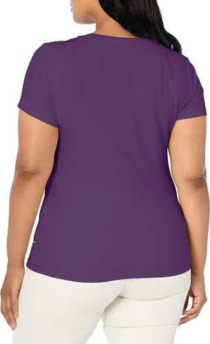 Miniatura 4 de Nautica Camiseta de algodón elástico con cuello en V para mujer Easy Comfort
