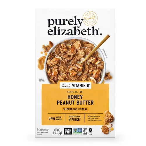 Miniatura 11 de Purely Elizabeth Cereal Chocolate Almond 11 OZ
