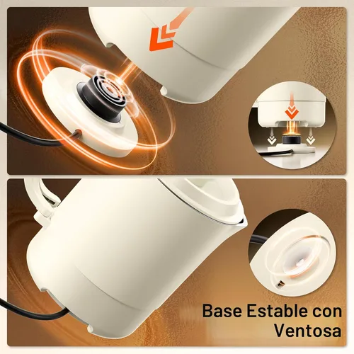 Miniatura 8 de Stariver Hervidor Eléctrico Portátil de Viaje, Hervidor Eléctrico Pequeño de 600ML con Asa Plegable, Hervidor de Agua Colapsable de Acero Inoxidable