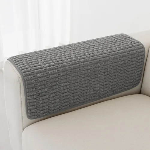 Miniatura 12 de Foxdecor Juego de 2 fundas antideslizantes para reposabrazos de sillón, fundas para reposabrazos de sillón, fundas para reposabrazos de sofá, fundas