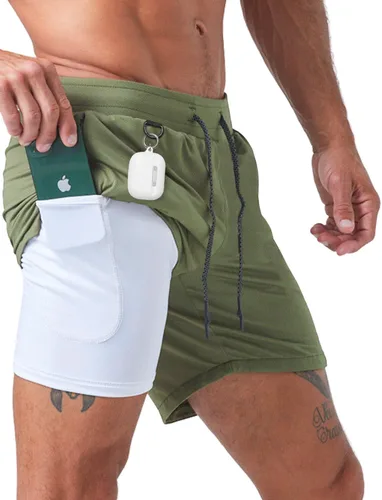 Born Tough Pantalones cortos de entrenamiento de gimnasio para hombre, entrepierna de 7 pulgadas, pantalones cortos de culturismo atléticos para