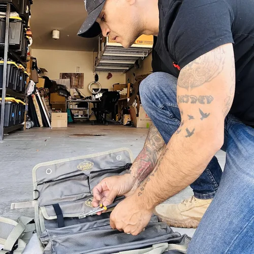 Miniatura 7 de The Ryker Bag PRO - Bolsa oficial organizadora de herramientas con 4 bolsas desmontables y organizador de llaves, para mecánico, motocicletas Bolsa