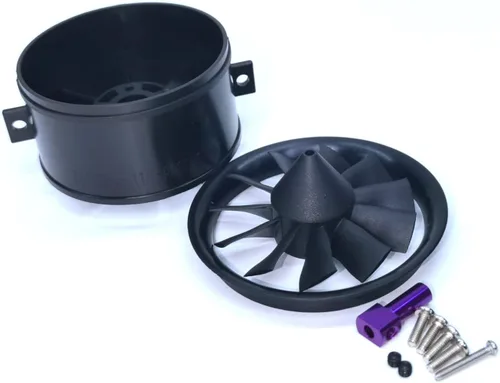 Miniatura 14 de EDF 1.969 in 4S 4300KV 16.8V 11 aspas con 40A ESC, ventilador eléctrico con controlador de velocidad electrónico, motor de chorro RC, motor sin