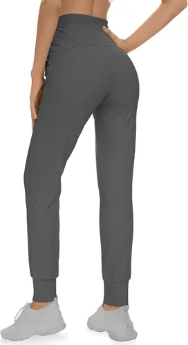 Miniatura 2 de TARSE Pantalones deportivos para mujer con bolsillos y cordón para correr