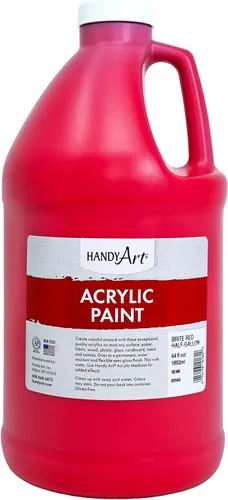 Miniatura 28 de Pintura acrílica para estudiantes, artesanías de 16 onzas. Plateado metálico