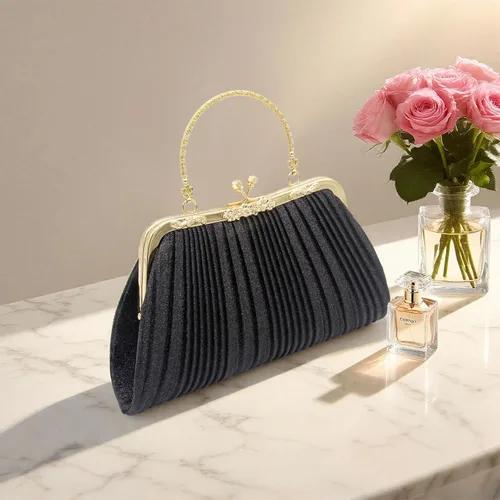 Miniatura 2 de Bolso de mano para mujer, bolso de noche brillante para fiesta, baile, boda, formal