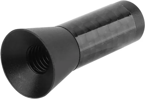 Miniatura 9 de Antena corta para automóvil, 1.4 in/1.38 pulgadas, antena de radio de tornillo de fibra de carbono, antena de decoración corta de aluminio, repuesto