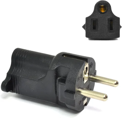 Miniatura 10 de Ceptics Japón, Filipinas NEMA 1-15 Adaptador de Enchufe de Energía para Viaje Acepta NEMA 5-15R - Certificado ETL - Grado Industrial (IG-6)