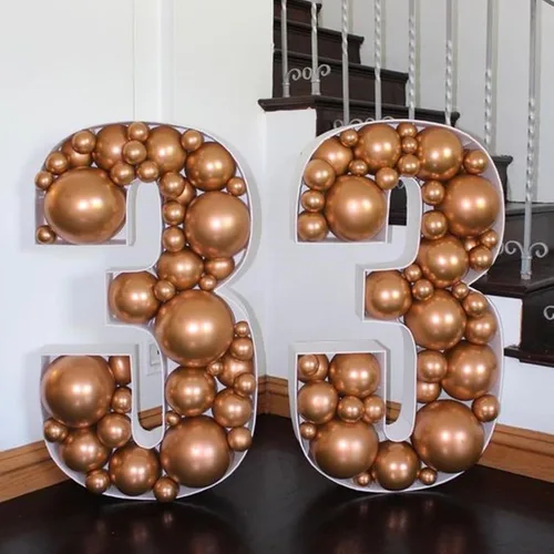 Miniatura 2 de Globos dorados champán, 60 globos pequeños de látex champán metálico de 5 pulgadas para arco de guirnalda de globos, globos cromados y champán de 5