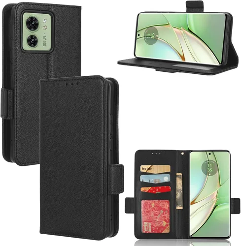 Miniatura 81 de Funda de piel sintética compatible con Motorola Moto E22 4G, funda de piel sintética compatible con Motorola Moto E22i 4G, color negro
