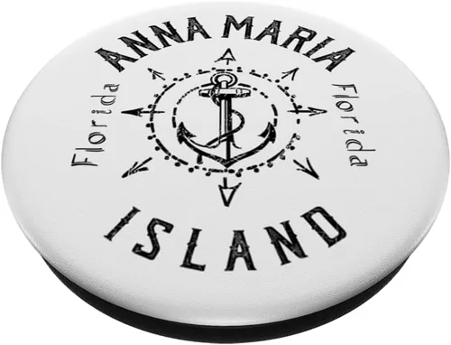 Miniatura 2 de Anna Maria Island, Florida Souvenir PopSockets PopGrip intercambiable