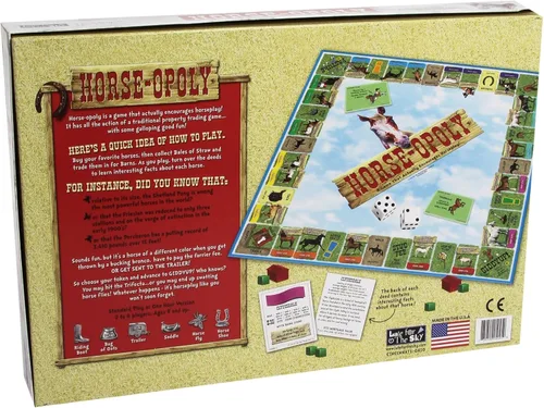 Miniatura 3 de Late For The Sky Horse-Opoly Juego de mesa (versión en inglés)