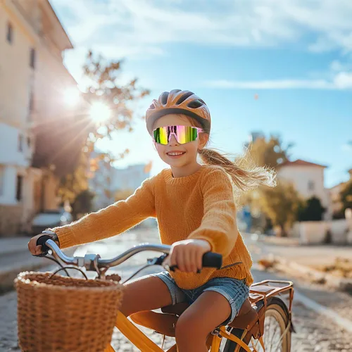 Miniatura 11 de Paquete de 2 lentes de sol de béisbol para niños y jóvenes, gafas de sol deportivas para niños y niñas, gafas de golf para ciclismo, correr, golf