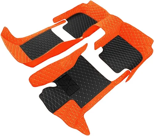Miniatura 3 de Alfombrillas personalizadas de cuero artificial para automóvil, impermeables, antideslizantes, adecuadas para automóviles, SUV, camiones. Protege