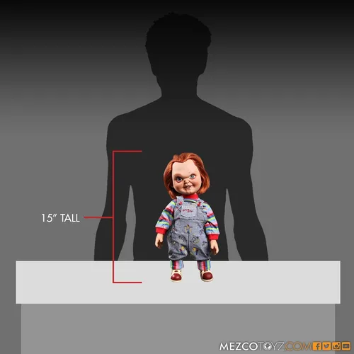Miniatura 8 de Figura de acción con sonido Mezco Toyz 15 in Mega Good Guy Chucky