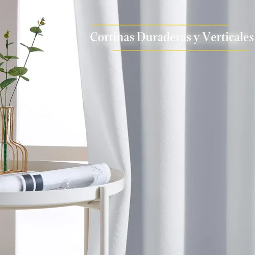 Miniatura 3 de NICETOWN - Paneles de cortinas para oscurecer la habitación, lisas, fácil cuidado, con aislamiento térmico, para dormitorio o sala