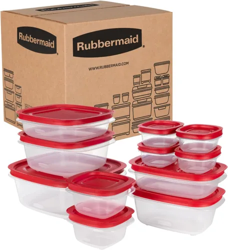 Miniatura 16 de Rubbermaid Contenedores de almacenamiento de alimentos de 42 piezas con tapas