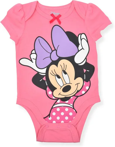 Miniatura 4 de Disney Minnie Mouse Fabulous - Paquete de 5 mamelucos para niñas recién nacidas, bebés y bebés