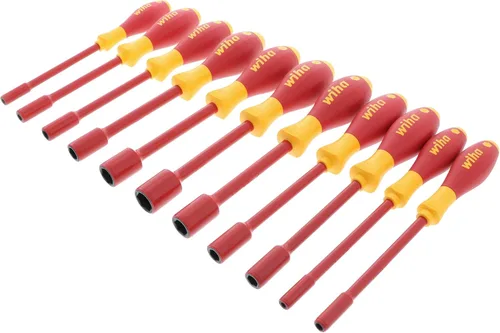 Miniatura 7 de Wiha 32292 Juego de destornilladores de tuercas aisladas, pulgadas, 1000 voltios, 5 piezas