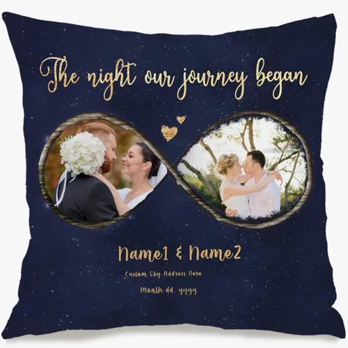 Miniatura 11 de Pillow Case Featuring one Photo and Custom Message Giving Your Space Unique Style and Presenting a Warm Gift Option