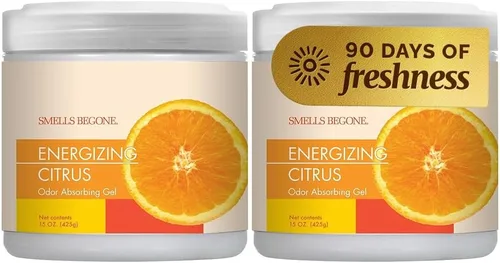 Miniatura 14 de SMELLS BEGONE Eliminador de olores de gel de 15 onzas – Absorbe y elimina los olores difíciles en áreas de mascotas, baños, sótanos, garaje