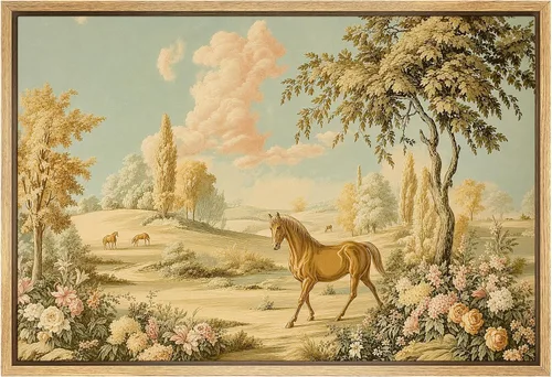 Miniatura 29 de SIGNFORD Lienzo enmarcado para pared, acuarela pastel, morado, luna, cielo, naturaleza, ilustraciones de área silvestre, arte moderno, vibrante