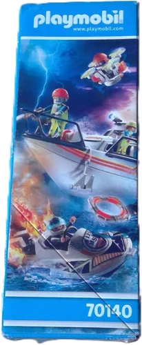 Miniatura 6 de Playmobil Rescate de incendios con embarcaciones personales