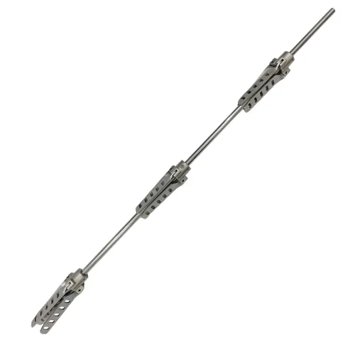 Miniatura 2 de Cosmostar - Cuchilla expandible de acero inoxidable para mezclar pintura de 55 galones, herramientas de hélice para pintura epoxi, resina, paleta