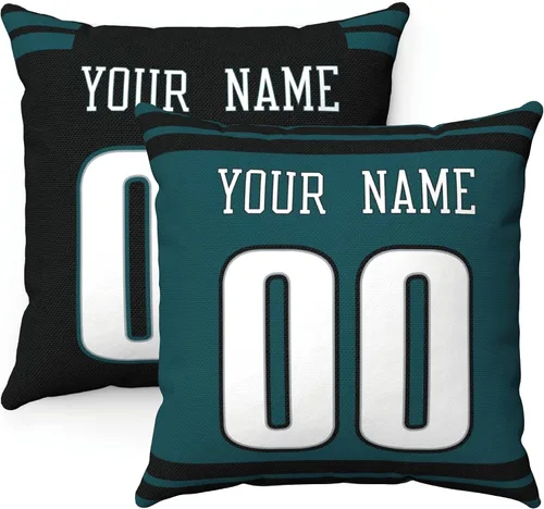 Miniatura 17 de ANTKING 2 paquetes de almohadas personalizadas con cualquier nombre y número para hombres, mujeres y niños Para Las Vegas