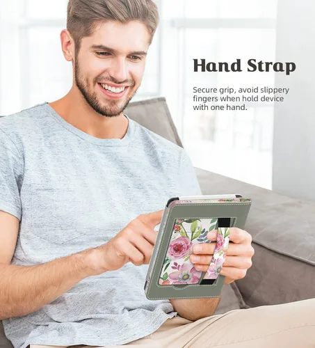 Miniatura 7 de MoKo Funda para Kindle de 6 pulgadas (11ª generación, versión 2024/2022)/(10ª/8ª generación, 2019/2016), carcasa de poliuretano ultraligera