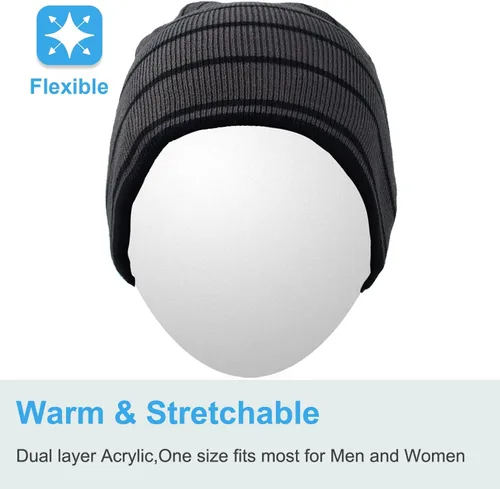 Miniatura 63 de Rotibox - Gorro inalámbrico con Bluetooth para deportes al aire libre, regalo de Navidad.