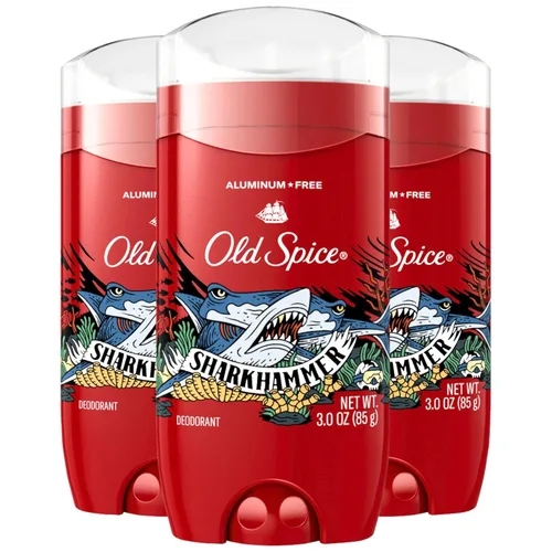 Miniatura 12 de Old Spice Desodorante sin aluminio para hombres, protección contra olores 24/7, frescura 24/7 y aroma duradero, se pone transparente, Krakengard