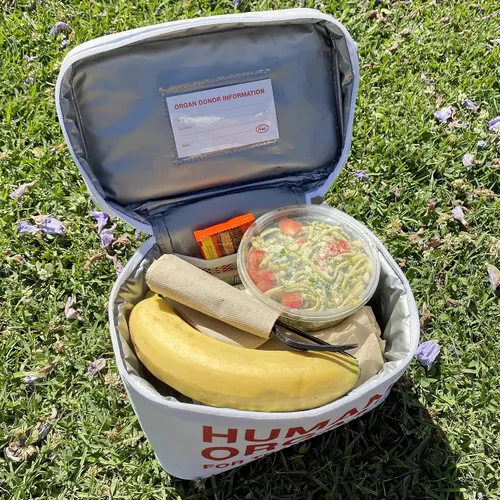 Miniatura 3 de Genuine Fred Bolsa de almuerzo aislada Blanco Transporte de comidas de emergencia Para la escuela Paquete de 6