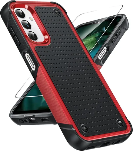 Miniatura 49 de LeYi Funda para Galaxy S21 FE-5G: Funda Samsung S21 FE con protector de pantalla, doble capa protectora de policarbonato duro y TPU suave Android
