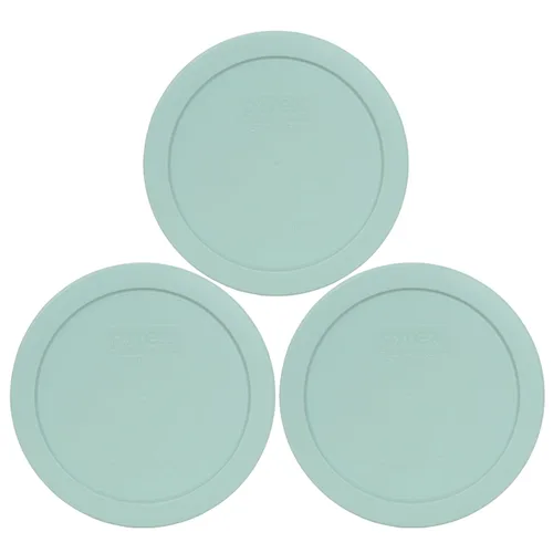 Miniatura 20 de Pyrex 7201-PC 4 tazas azul tapa de repuesto para almacenamiento de alimentos (paquete de 4) - Fabricado en Estados Unidos Azul oscuro