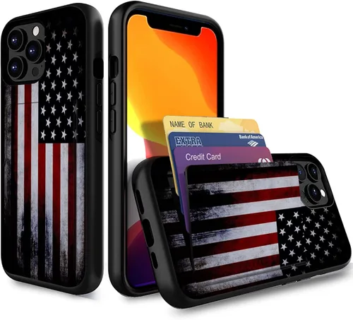 Miniatura 47 de Funda para iPhone Air, funda tipo cartera con ranura para tarjeta oculta, a prueba de golpes, TPU y PC, funda protectora de doble capa para iPhone